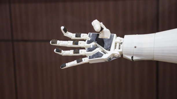 塑料白色机械手图片下载