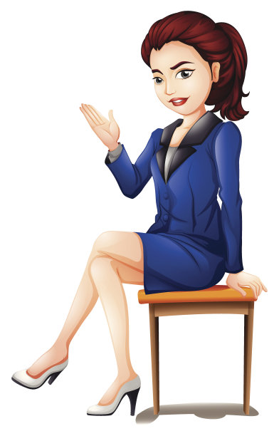 女人坐下来图片下载