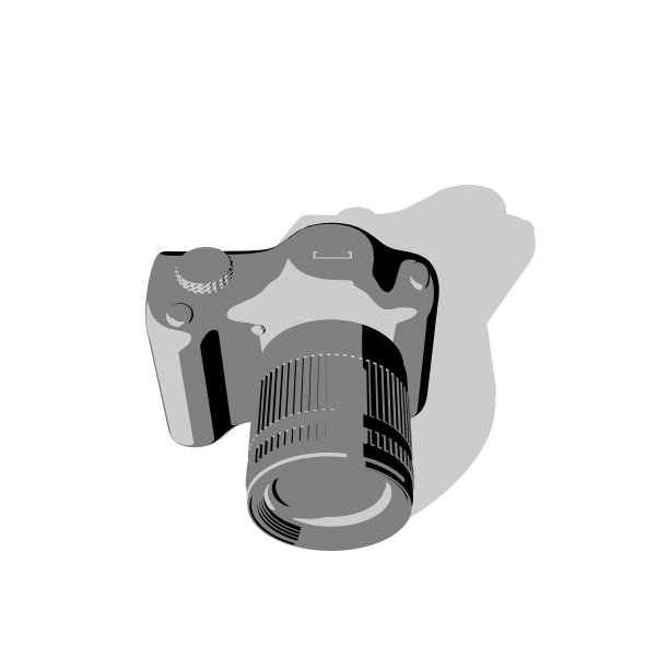 照片相机。孤立在白色背景上。卡通风格。图片下载