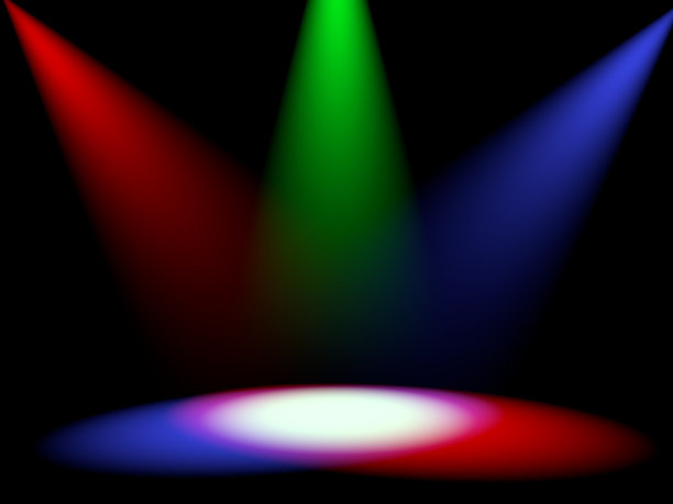 空照亮场景。光的效果。数字彩色插图。图片下载