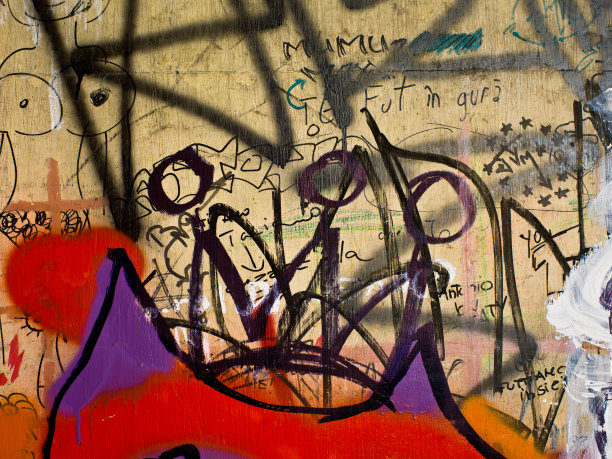 墙上的涂鸦图片下载