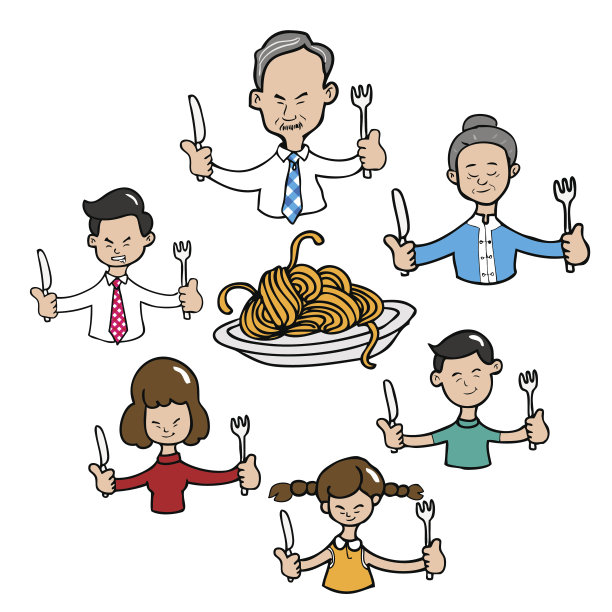 亚洲家庭聚餐图片下载