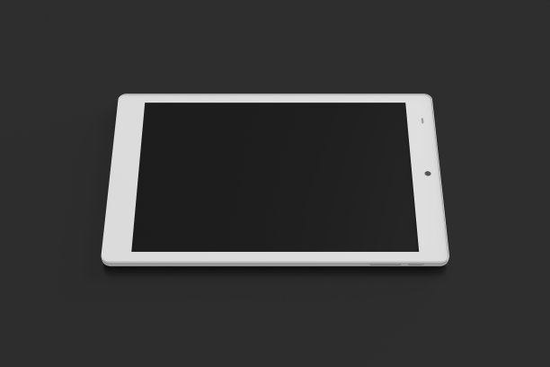 4:3宽高比和空白屏幕的平板电脑图片下载