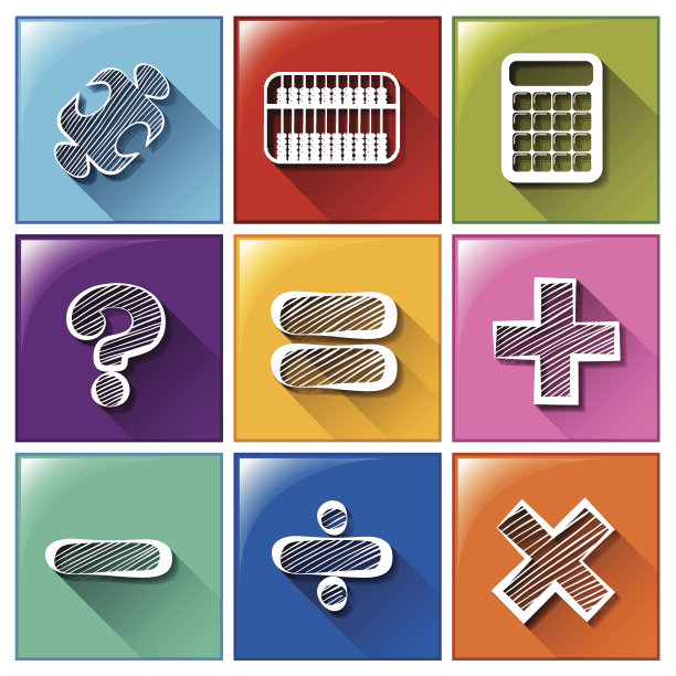 按键具有不同的数学运算图片下载
