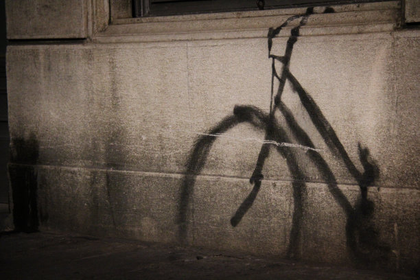 自行车墙艺术图片下载