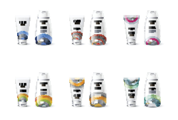 摘要身体护理化妆品品牌概念。Tube cream, shampoo p图片下载