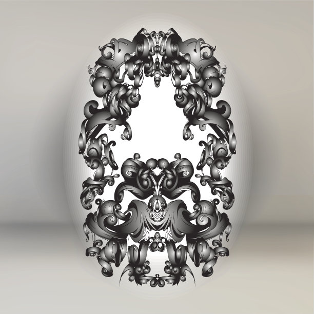 绘画手古董框架巴洛克元素的广告图片下载
