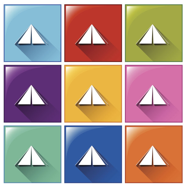 野营帐篷图标图片下载