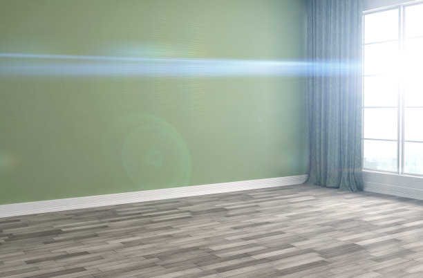 内部有大窗户。三维演示图片下载