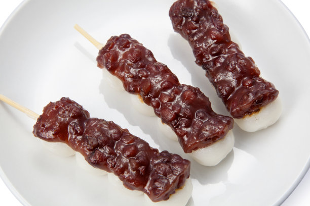 日本料理，红豆沙甜点安子丹参图片下载