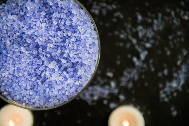 薰衣草浴盐图片下载