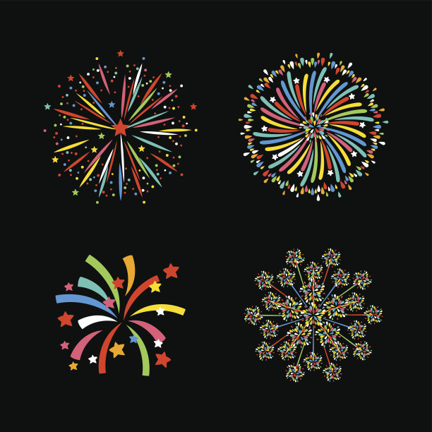 爆竹矢量图素材ID：140457598