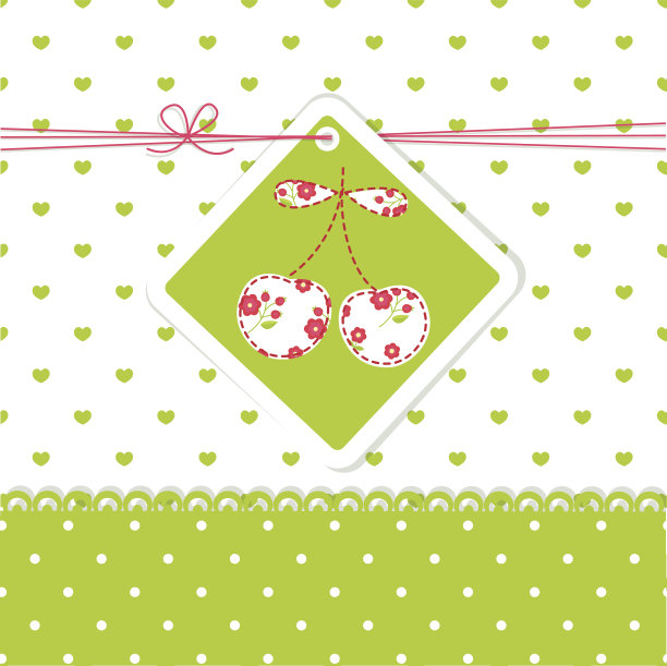 婴儿背景樱桃图片下载