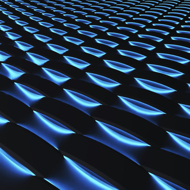 发光的黑色面板。3 d渲染。图片下载