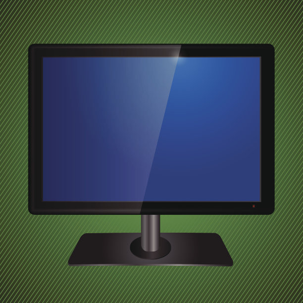 蓝色电视屏幕图片下载