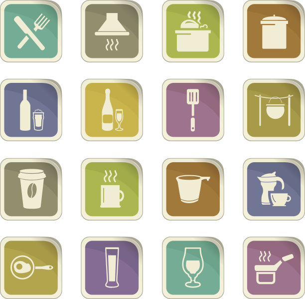 可爱的手绘图标图片下载