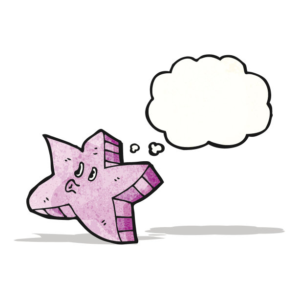 卡通粉红色的海星图片下载