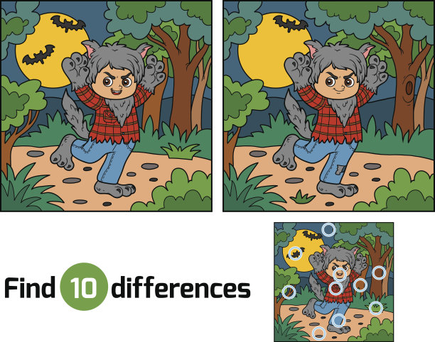 发现差异,狼人图片下载