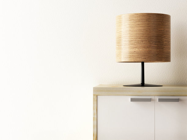 橱柜特写木灯素材图片