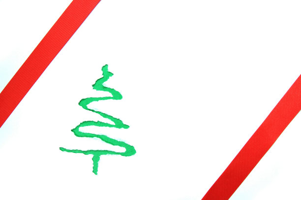 纸板的圣诞树图片下载