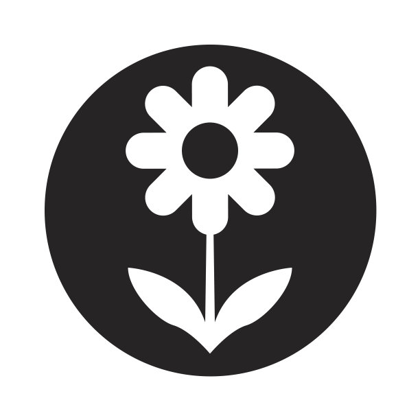 可爱的花卉自然图标图片下载