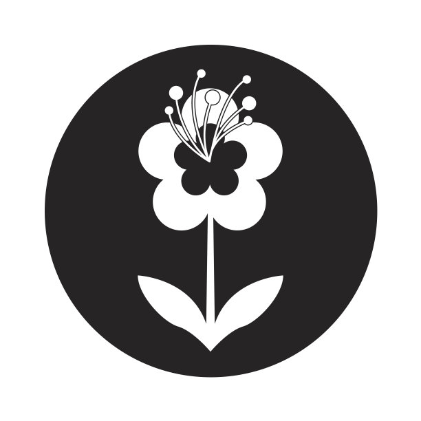 可爱的花卉自然图标图片下载