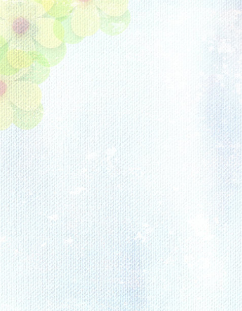 复古花垃圾蓝色水彩背景抽象图片下载