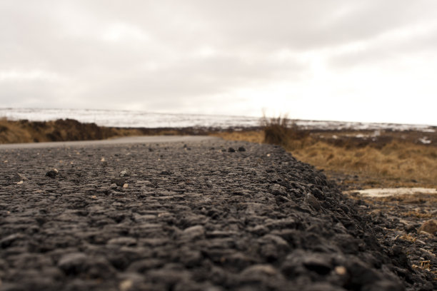 威克洛山脉公路的特写镜头图片下载