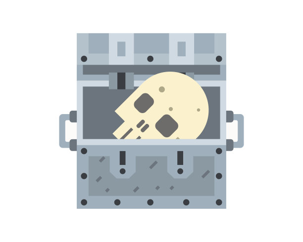 宝箱矢量插图。图片下载