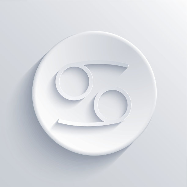 矢量现代十二生肖圆形图标图片下载