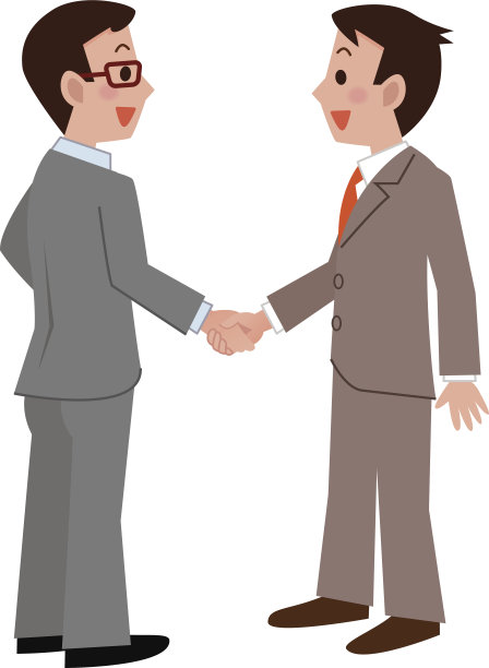 握手をするビジネスマン图片下载