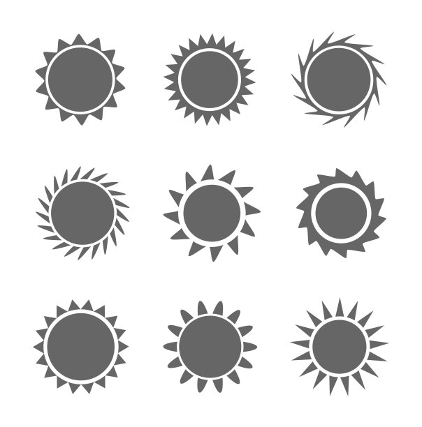 太阳图标合集图片下载