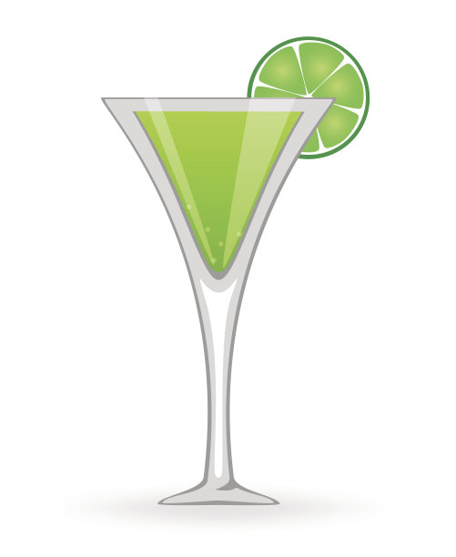绿色鸡尾酒图片下载