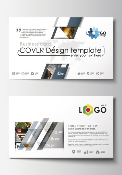 名片模板。封面设计模板，便于编辑空白，平展图片下载