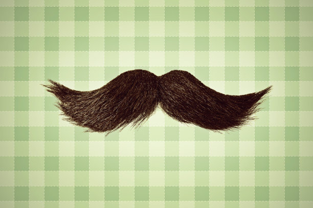 复古风格的胡子形象图片下载