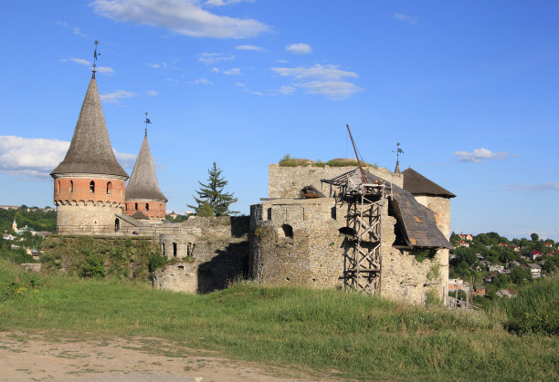 Kamjanetsky堡垒后视图图片下载