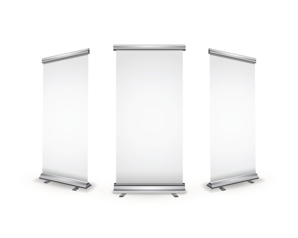 三个空白的现实滚动横幅图片下载