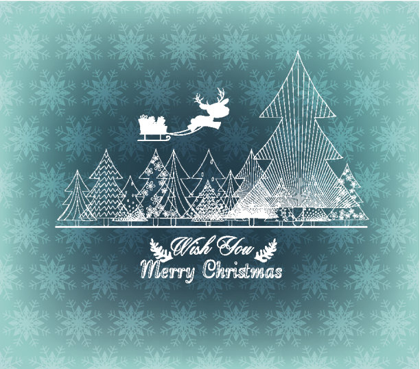 冬季圣诞背景图片下载