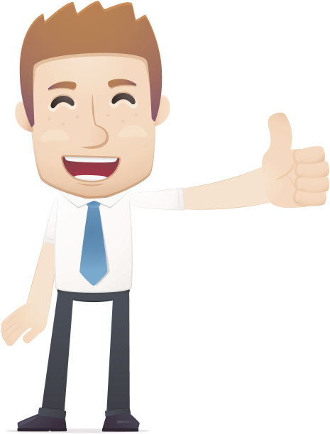 各种姿势的办公室职员图片下载