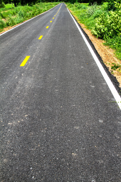 沥青路面至地平线图片下载