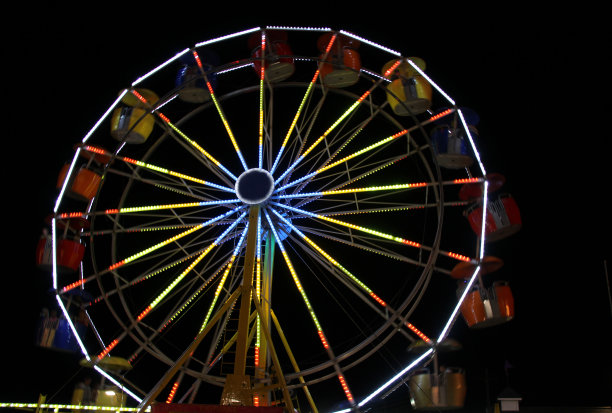 狂欢夜的摩天轮图片下载
