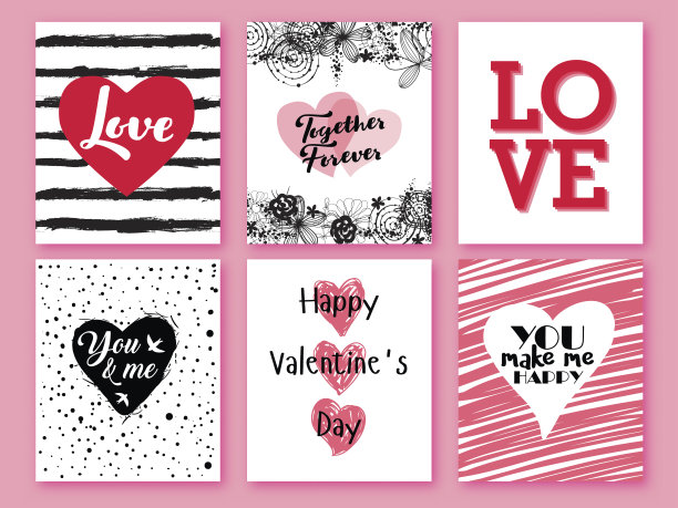 情人节快乐。爱。情人节浪漫贺卡图片下载