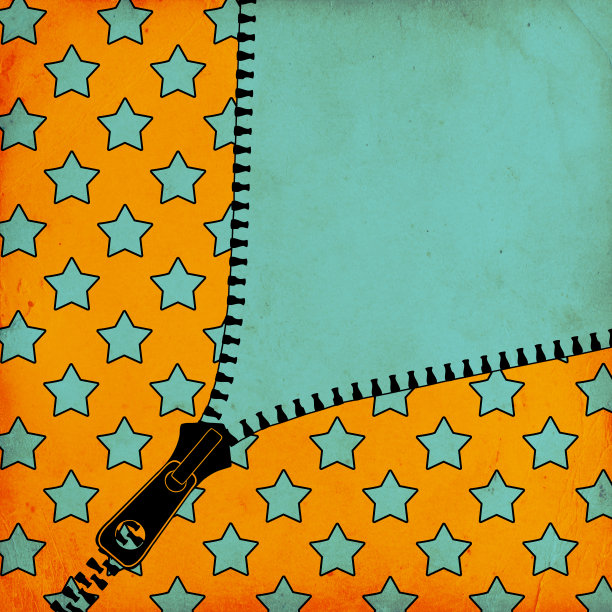 星空背景与拉链图片下载