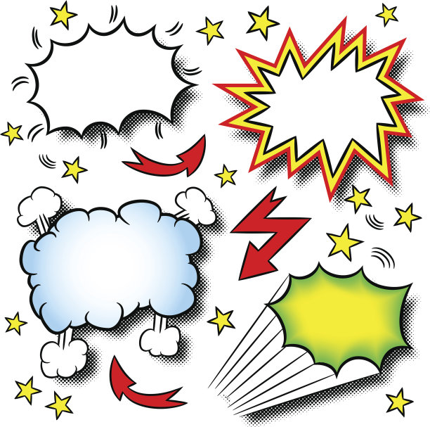 卡通爆炸图片下载