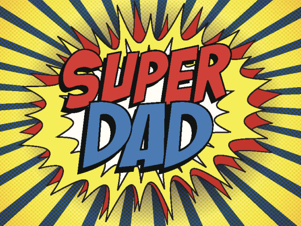 超级英雄，父亲节快乐图片下载