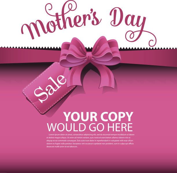 母亲节促销广告模板图片下载