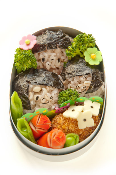 午餐女孩主题图片下载