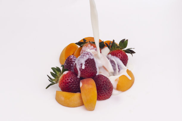 水果和酸奶图片下载