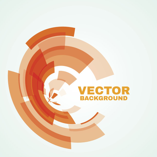 抽象科技圆环矢量素材图片下载