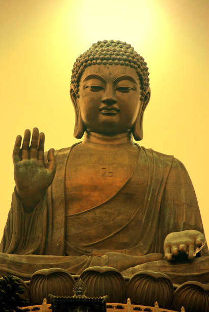 天坛或宝莲寺的大佛图片下载